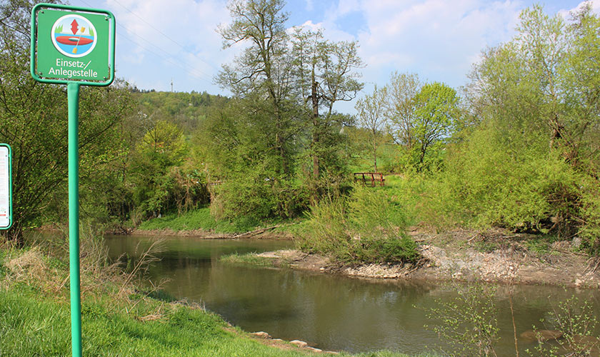 Bootstour von Aschach bis Bad Kissingen „Saline“