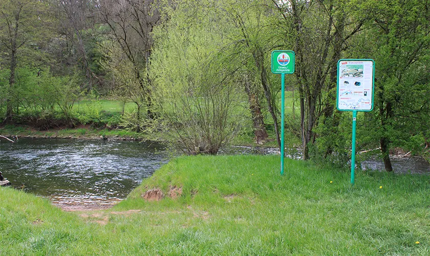 Bootstour von der Bad Kissinger Kläranlage nach Euerdorf